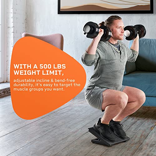 Lifepro Calf Stretcher Slant Board for Squats - Incline Board for Calf Stretching, Ankle Slant Board, Strengthen and Tone Your Calves, Adjustable Calf Stretch Board Slantboard, Squat Wedge Slant Board