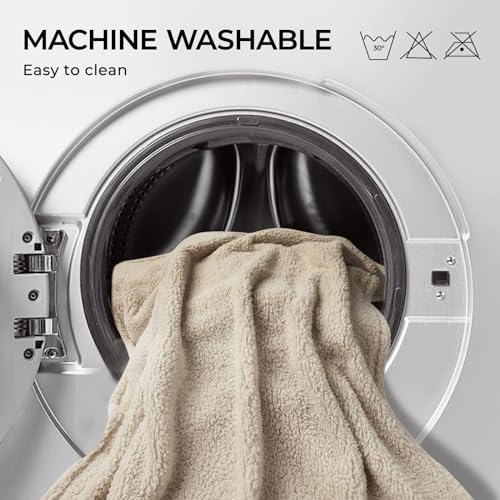 Luciphia Waterproof Dog Blanket Soft Pet Sherpa Calming Thick Blankets,Leakproof Cozy Pet Puppy Blanket for Medium Large Dogs Cats,Sofa Bed Car Couch Protector(Beige,30x20 inches)