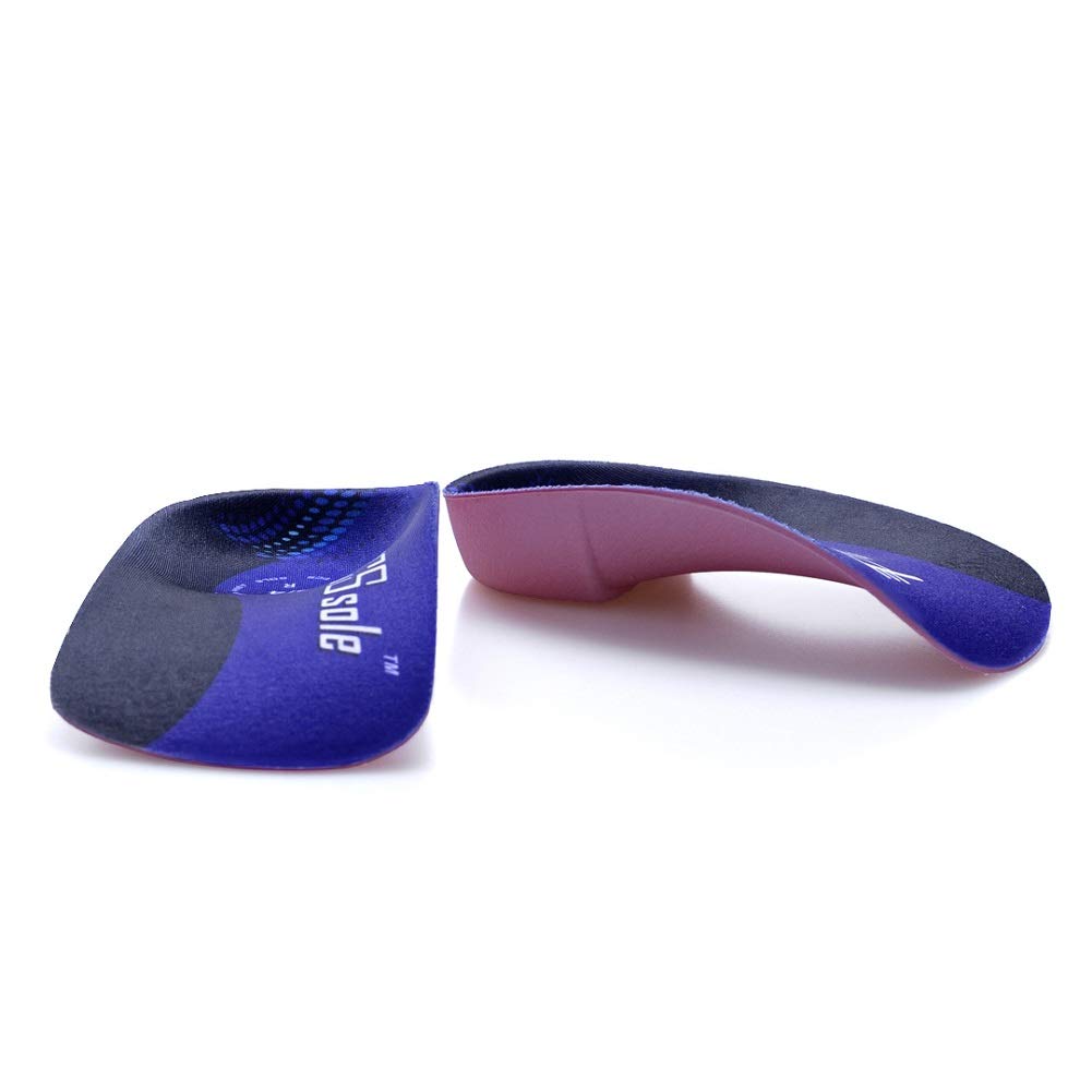 PCSsole’s 3/4 Orthotics Shoe Insoles High Arch Supports Shoe Insoles for Plantar Fasciitis, Flat Feet, Over-Pronation, Relief Heel Spur Pain