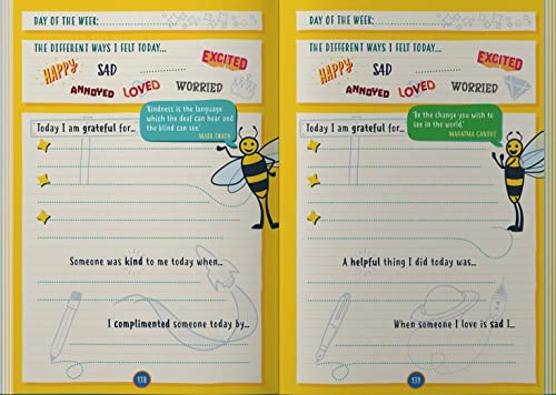 Happy Confident Me: Daily JOURNAL - Gratitude and Growth Mindset Journal that boosts children's happiness, self-esteem, positive thinking, mindfulness and resilience