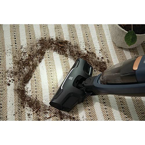 Electrolux WellQ7 Stick Cleaner Lightweight Cordless Vacuum with LED Nozzle Lights, Turbo Battery Power, Motorized Bristle Nozzle for Carpets and Hard Floors, in Denim Blue