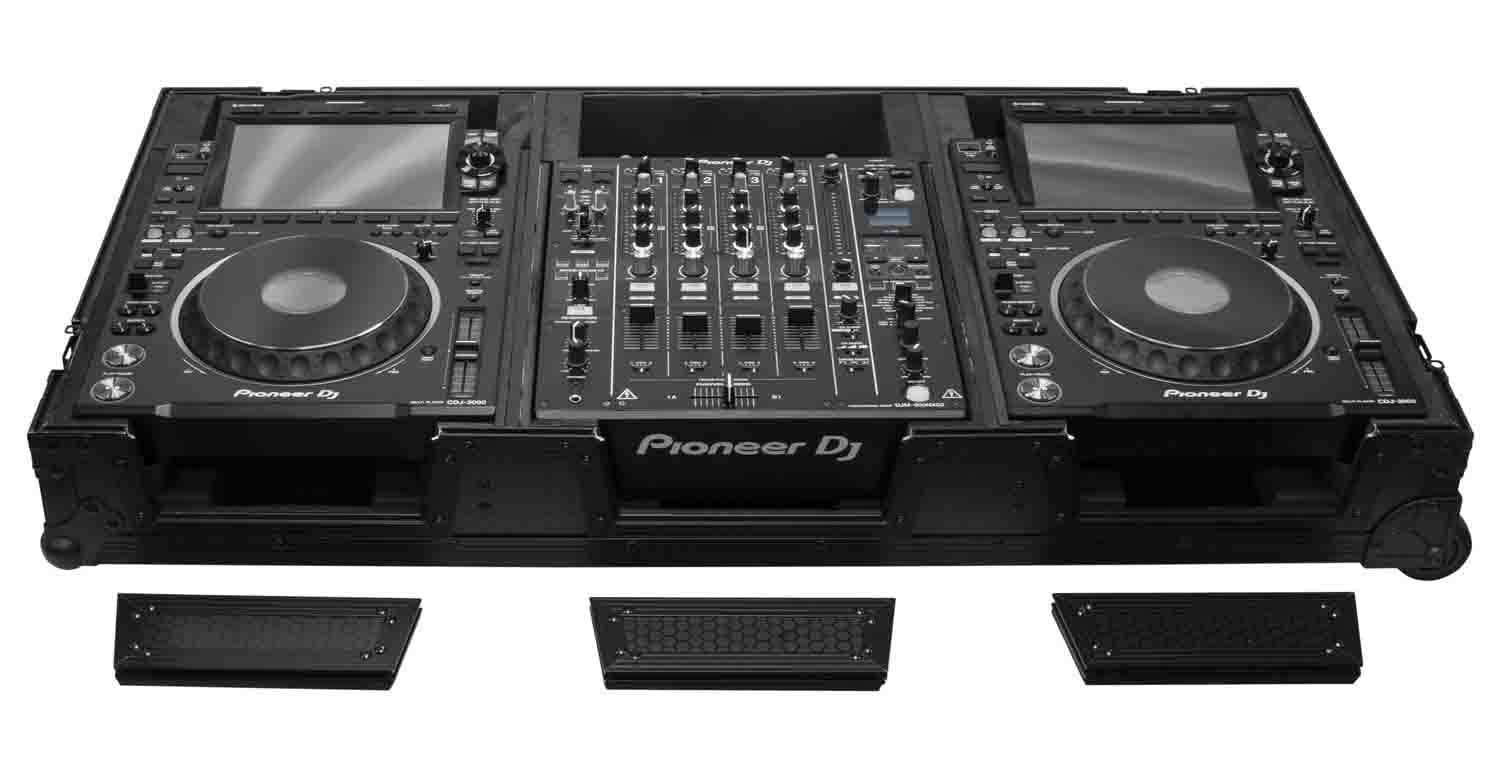 INDUSTRIAL BOARD CASE FITTING MOST 12" DJ MIXERS AND TWO PIONEER CDJ-3000