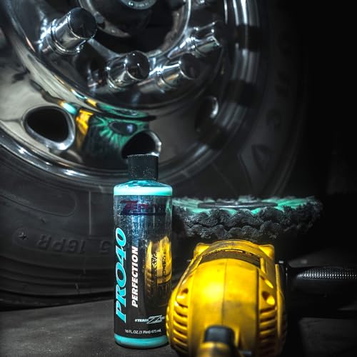 Zephyr Pro-40 The Perfect Metal Polish. for Chrome, Stainless Steel, Aluminum, Brass, Copper, Silver and Magnesium, Made in U.S.A. (8oz)