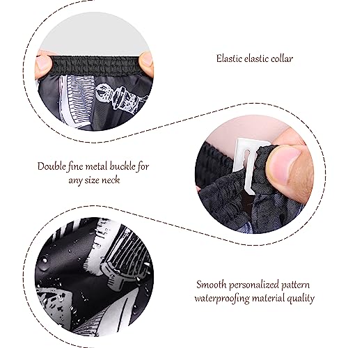 12PCS Hair Cutting Comb Set Hair Comb for Men Styling Comb for Men Barber Combs for Hair Stylist Barber Cape Neck Duster Brush Set Hair Cutting cape with Adjustable Neck Size Neck Duster Neck Brush
