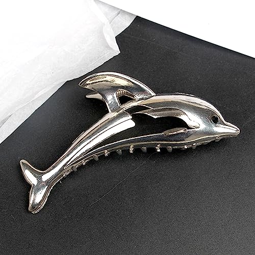 Large Realistic Black Metal Spider Claw Hair Clips - Strong Hold Nonslip Halloween Hair Accessories for Thick and Thin Hair