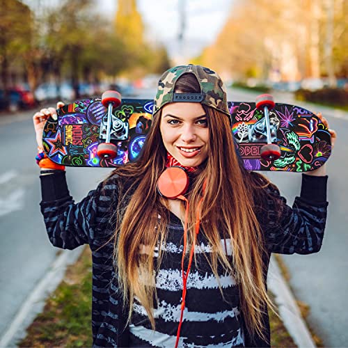 Water Bottle Stickers 200 Pcs Cool Neon Stickers, Sticker Pack for Kids Adults Teens, Waterproof Vinyl Stickers, Stickers for Laptop Skateboard Journal Notesbook Computer Phone Cup Guitar Luggage etc