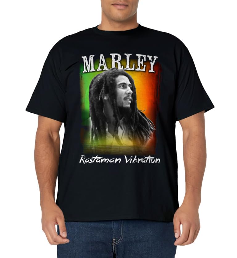 Bob Marley Rastaman Sunset T-Shirt