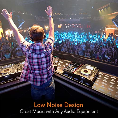 Pyle Studio Audio Sound Mixer Board - 4 Channel Bluetooth Compatible Professional Portable Digital DJ Mixing Console W/USB Mixer Audio Interface - Mixing Boards for Studio Recording