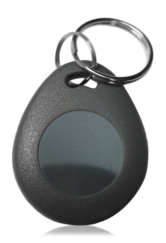 100 pcs 26 Bit Proximity Key Fobs, Weigand Prox Keyfobs, Compatible with ISOProx 1386 1326 H10301 Format Readers, Grey, Neutral