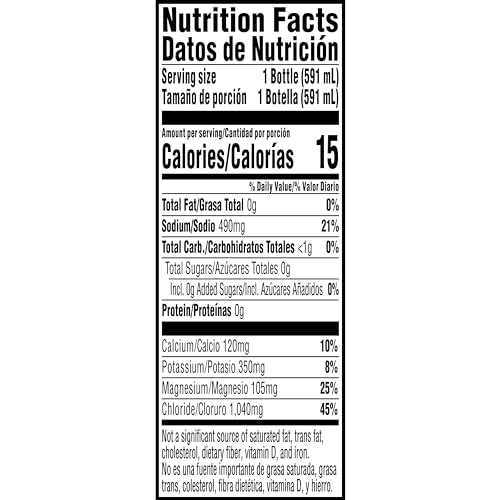 Gatorlyte Zero Electrolyte Beverage, Lemon Lime, Zero Sugar Hydration, Specialized Blend of 5 Electrolytes, No Artificial Sweeteners or Flavors, 20 Fl Oz Bottles (Pack of 12)