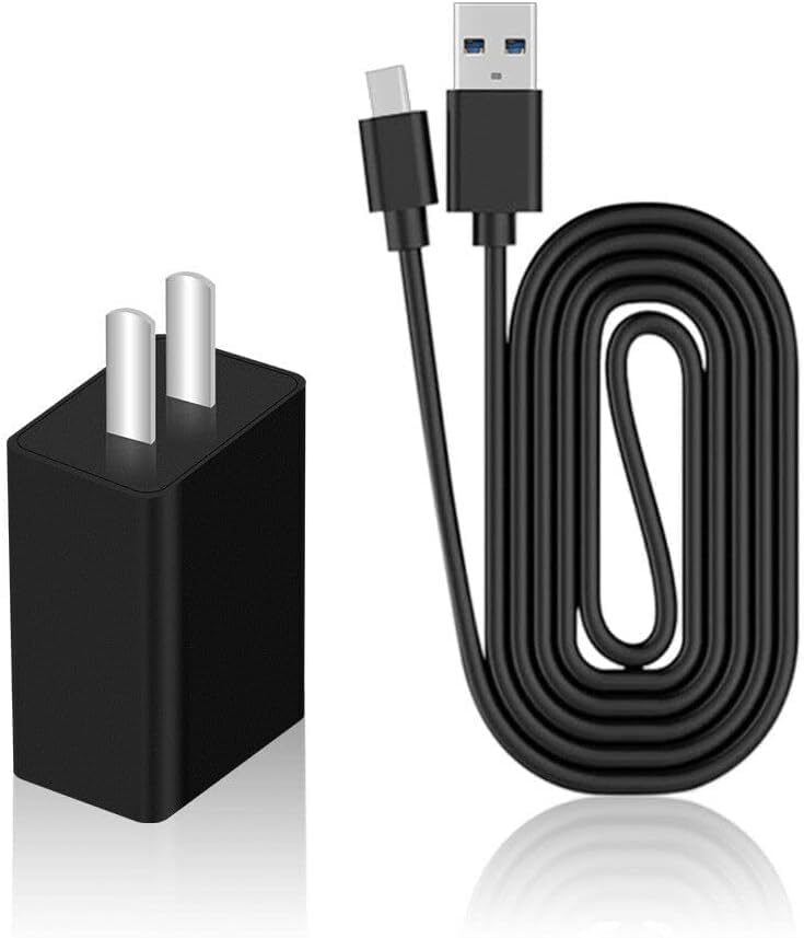 saschedross 5V USBC Adapter for Charging TherapyGrip TG-6HCCOMBO TG6HCCOMBO Deep Tissue Back Massage Gun Rechargeable DC5V USB Type C Replacement Power Supply Adapter Cable Cord 