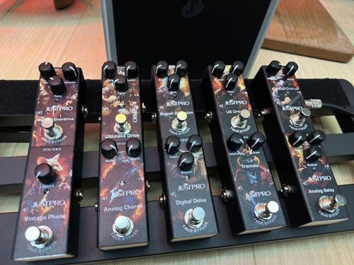 JUSTPRO Chorus Guitar Pedal, Analog Chorus Electric Guitar Effect Pedal Single Type DC 9V True Bypass