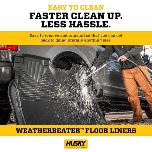 Husky Liners Weatherbeater Trunk Liner | Fits 2016-2020 Honda Civic Sedan; 2019-2024 Honda Insight | 1-pc Black - 44111