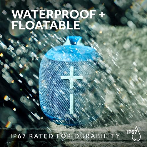 Ultimate Ears WONDERBOOM 4 Portable Waterproof Bluetooth Speaker with Big Bass and 360-Degree Sound, Dustproof Floating Speaker with 131ft (40m) Range - Black