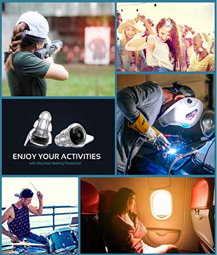 High Fidelity Concert Earplugs, Reusable Musicians Ear Plugs, 24dB Advanced Filter Technology Ear Protection