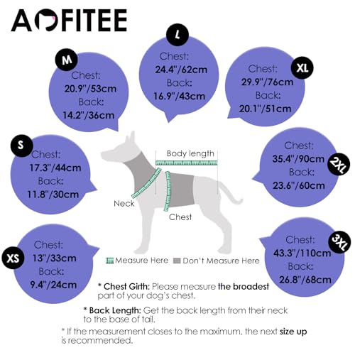 AOFITEE Dog Coat, Warm Dog Winter Coat for Small Dogs, Reflective Turtleneck Dogs Jacket with Harness Built in, Waterproof Windproof Pet Fleece Vest Snow Jacket for Cold Weather, Blue S