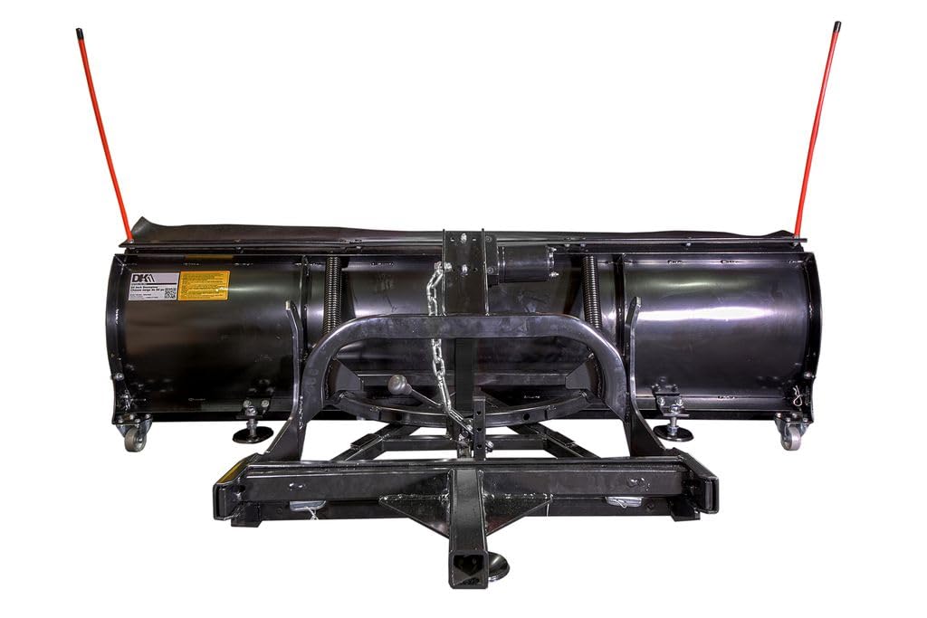 DK2 AVAL8219 Universal SUV/Truck Heavy Duty Snow Plow Kit 82 x 19 x 2 Inch Receiver Mount, Black