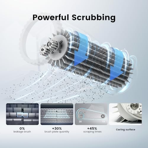 2024 Upgrade SMOROBOT Pool Cleaning Robot, Cordless Robotic Pool Cleaner for Inground Pools, 150 Mins Runtime, Advanced Brushes, XL Debris Capacity, Pool Robot Vacuum for Gravel, Sand, Leaves