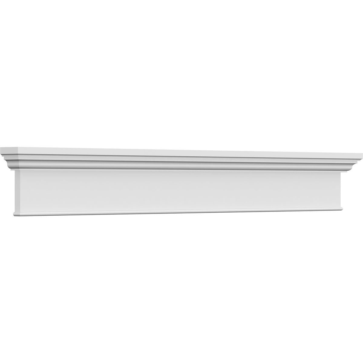 Ekena Millwork CRH07X42BT Crosshead, 42" Bottom Width x 46" Top Width, White