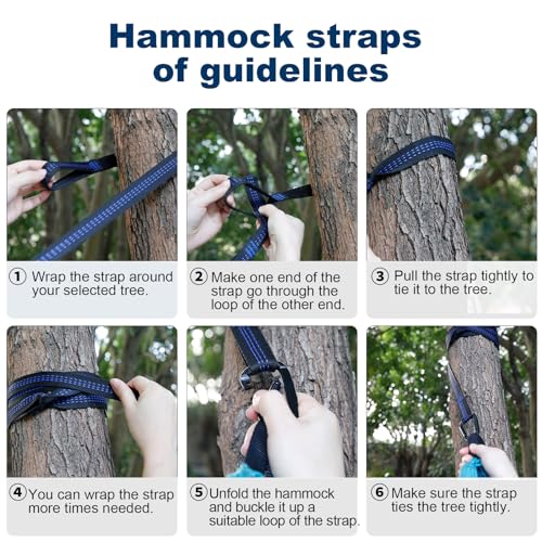 PHYSEN Camping Hammock - Hammock - Camping Gear - 2 Person Hammock - Backpacking Tree Hammock - Double Hammock Camping - Hiking Gear - Portable Hammock for Camping - Travel Hammock - Outdoor
