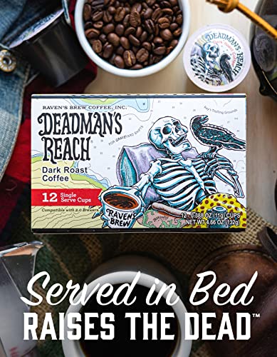 Raven’s Brew Coffee High Caffeine Dark Roast K-Cup Compatible Single Serve Pods — Deadman’s Reach 12ct