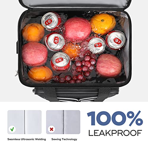 Soft Cooler Bag, Collapsible Cooler Insulated Leak Proof, Soft-Sided Cooler for Picnic, Grocery, Beach, Camping, Travel