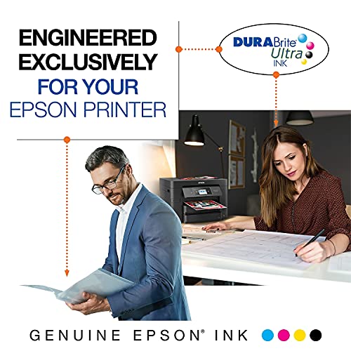 EPSON 220 DURABrite Ultra Ink Standard Capacity Cyan Cartridge (T220220-S) Works with WorkForce WF-2630, WF-2650, WF-2660, WF-2750, WF-2760, Expression XP-320, XP-420, XP-424, 1 Count (Pack of 1)