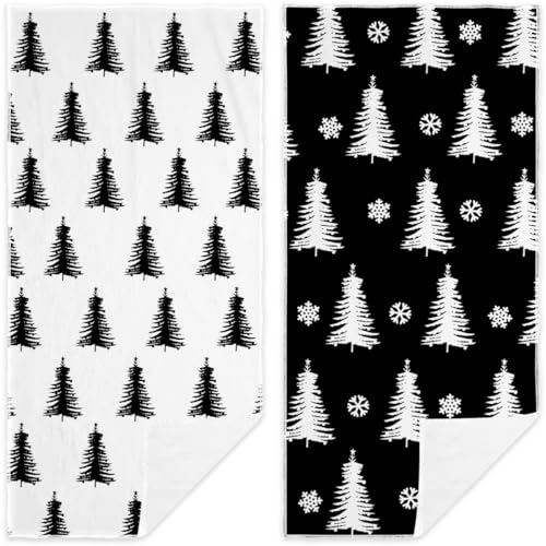 Easternproject Happy St. Patrick’s Day Hand Towels Set of 2 Lucky Shamrocks Clover Green Leaves Blessed Quotes Kitchen Towel Microfiber Spring Holiday Farmhouse Decorative Towels 13.8"X29.1"