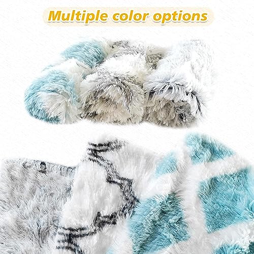 PJYuCien Blankets 1 Pack 3 - Fluffy Premium Fleece Flannel Throw Dog Blanket, Soft Warm Cute Print Cat Blanket, 23"x16" Pet Blankets for Small Dog Cat Puppy
