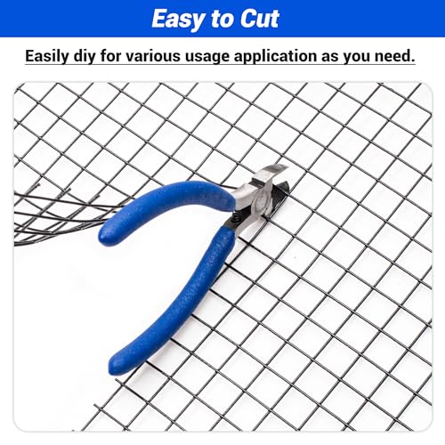 Black Hardware Cloth 1 inch 48inch(H) x 50ft(L), 16 Gauge Wire Mesh Roll for Chicken Wire Fencing Metal Garden Fence Powder Coated Galvanized Welded Fence Rabbit Poultry Cage Home Improvement Projects