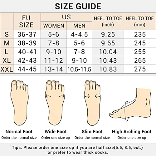 VONMAY Cloud Slides Slippers for Women Men Shower Sandals Non Slip Soft Sole Thick Foam Double Buckle Adjustable House Shoes, Orange