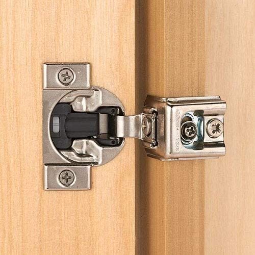 Blum 39C355B.20x1S 1-1/4" Overlay Soft Close Cabinet Hinge, Nickel Plated Steel, Nickel Finish