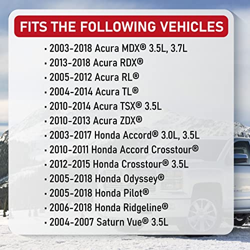 Timing Belt & Water Pump Kit Compatible with Honda, Acura & Saturn Vehicles - Accord, Odyssey, Pilot, TL, RL, MDX, Vue 3.5, 3.0, 3.7 - Replaces TKH002, TCKWP329, 19200-RDM-A02 19200-RDV-J01