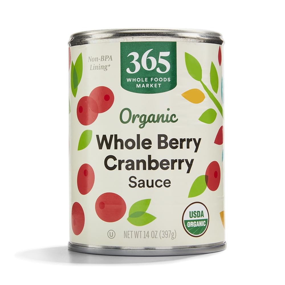 365 by Whole Foods Market, Sauce Cranberry Whole Berry Organic, 14 Ounce