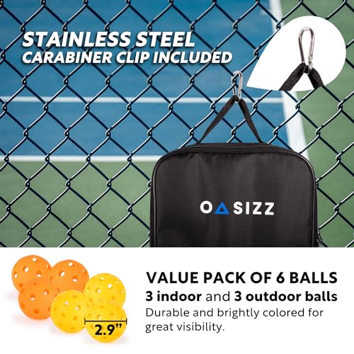 Pickleball Paddles Carbon Fiber, Lightly Textured Carbon Surface Extra Spin, Honeycomb Core Pickle Ball Set, Ergonomical Pickleball Paddles Set of 2, Lightweight Pickleball Set