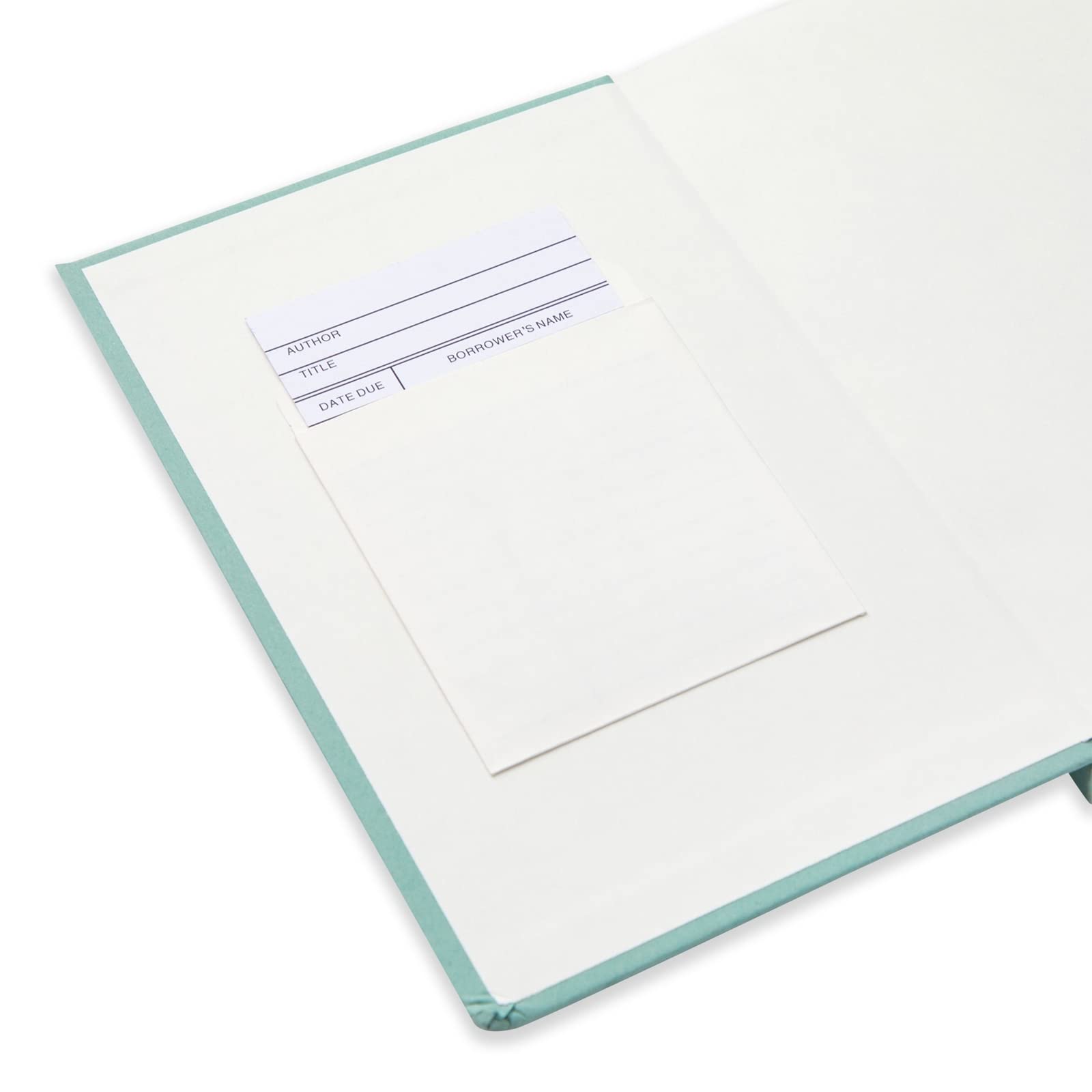 100 Pack Library Card Pockets Self Adhesive for Book Checkouts, CDs, DVDs, Classroom Supplies (3.5 x 4.5 in)