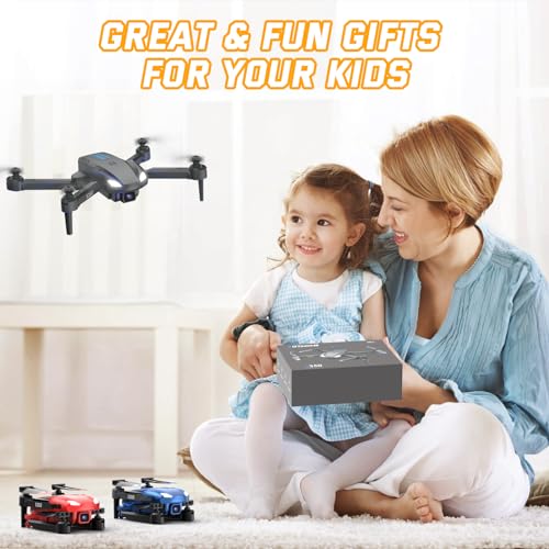 SOTAONE S350 Drone with Camera for Adults, Mini Drones for Kids with 1080P HD FPV Live Video, Remote Control Helicopter Toys Gifts for Boys Girls, Altitude Hold, One Key Start, 2 Batteries, Carry Case