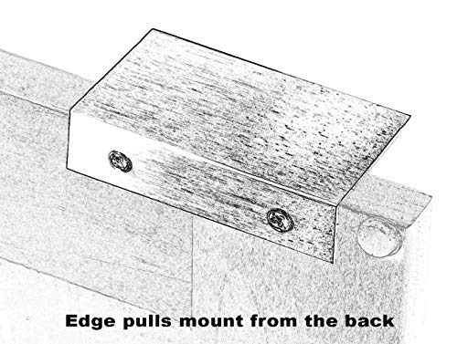 #3154-2 in. CKP Brand Edge Pull, Brushed Rose Gold