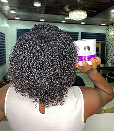 CocoBlack Naturals Curling Custard Ghana for Coily Kinky Type 4c Hair, 16 fl oz