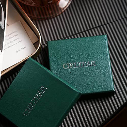 CIELTEAR 18K Gold Plated Sterling Silver Chain Necklace for Women 0.8mm Box Chain, Italian Necklace Chain, Super Strong & Thin & Long16/18/20/22/24 Inches