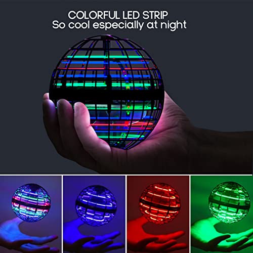 Tikduck Flying Orb Ball 2024 Toys Soaring Hover Boomerang Spinner Hand Controlled Mini Drone Cosmic Globe Spinning Kids Adults Outdoor Birthday Gift Cool Stuff for Boys Girls 6 7 8 9 10+ Year Old