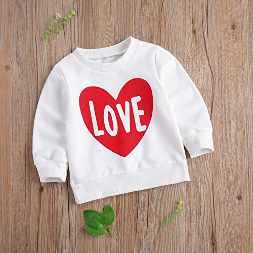DuAnyozu Infant Toddler Baby Girl Long Sleeve Shirts Daddys Girl Pullover Sweatshirt Tops Fall Outfit Casual Clothes (Black, 0-6 Months)