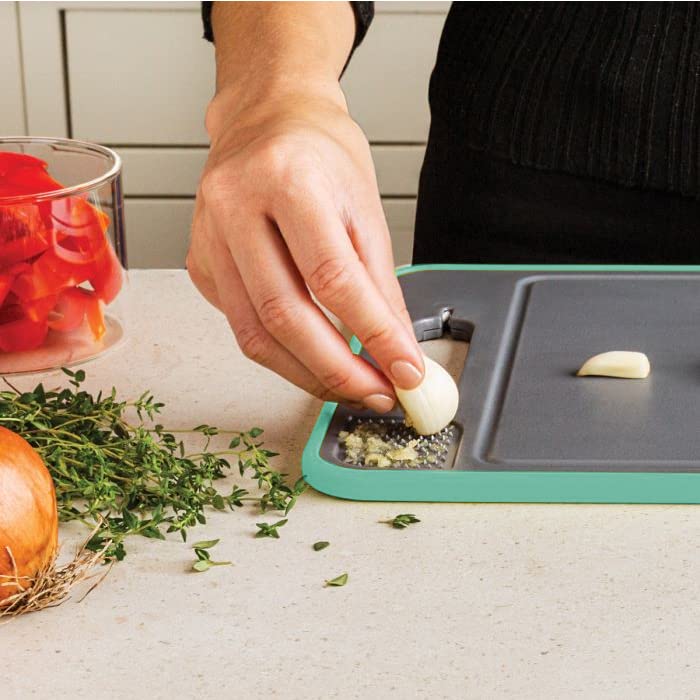 Zippi Fast Thaw 4-in-1 Defrosting Tray, Cutting Board, and Knife Sharpener for Frozen Food Thawing, Quickly Defrost and Thaw Meat and Food, Chemical Free, Eco-Friendly Design, No Electricity