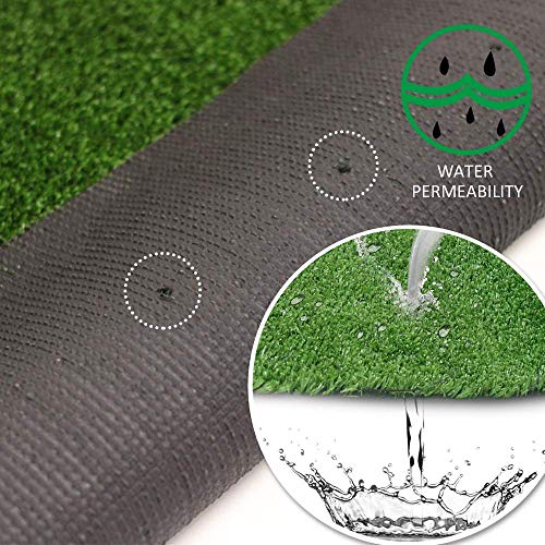 Goasis Lawn Artificial Grass Turf Lawn - 2FTX3FT(6 Square FT) Indoor Outdoor Garden Lawn Landscape Synthetic Grass Mat
