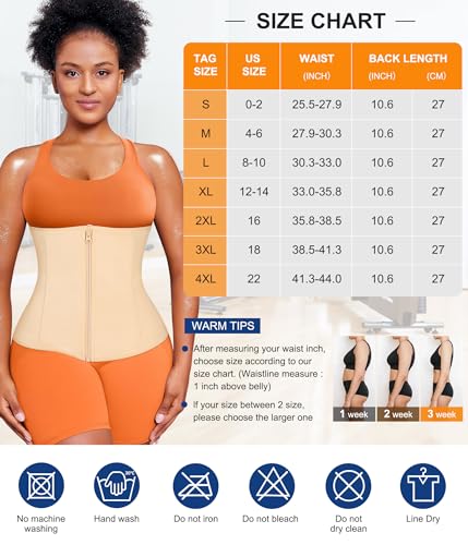 TrainingGirl Women Waist Trainer Trimmer Corset Weight Loss Tummy Wrap Workout Belt Sweat Belly Band Sports Girdle Sauna Suit