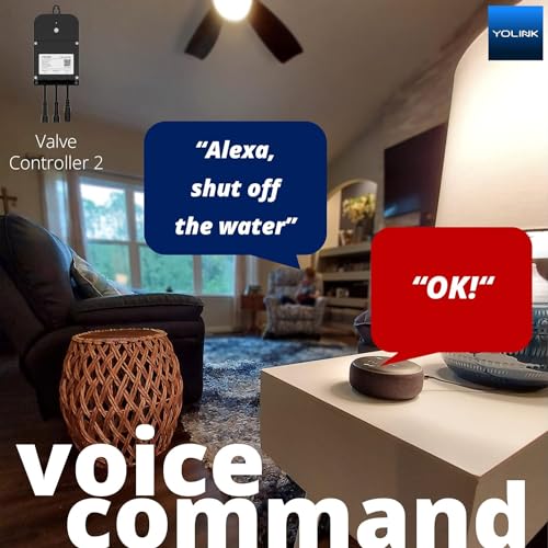 YoLink Smart Water Valve Controller 2, with Bulldog Water Valve Manipulator, Easy No-Plumber DIY Installation, Remote Control, Compatible with Alexa/Google Assistant, IFTTT - YoLink Hub Required
