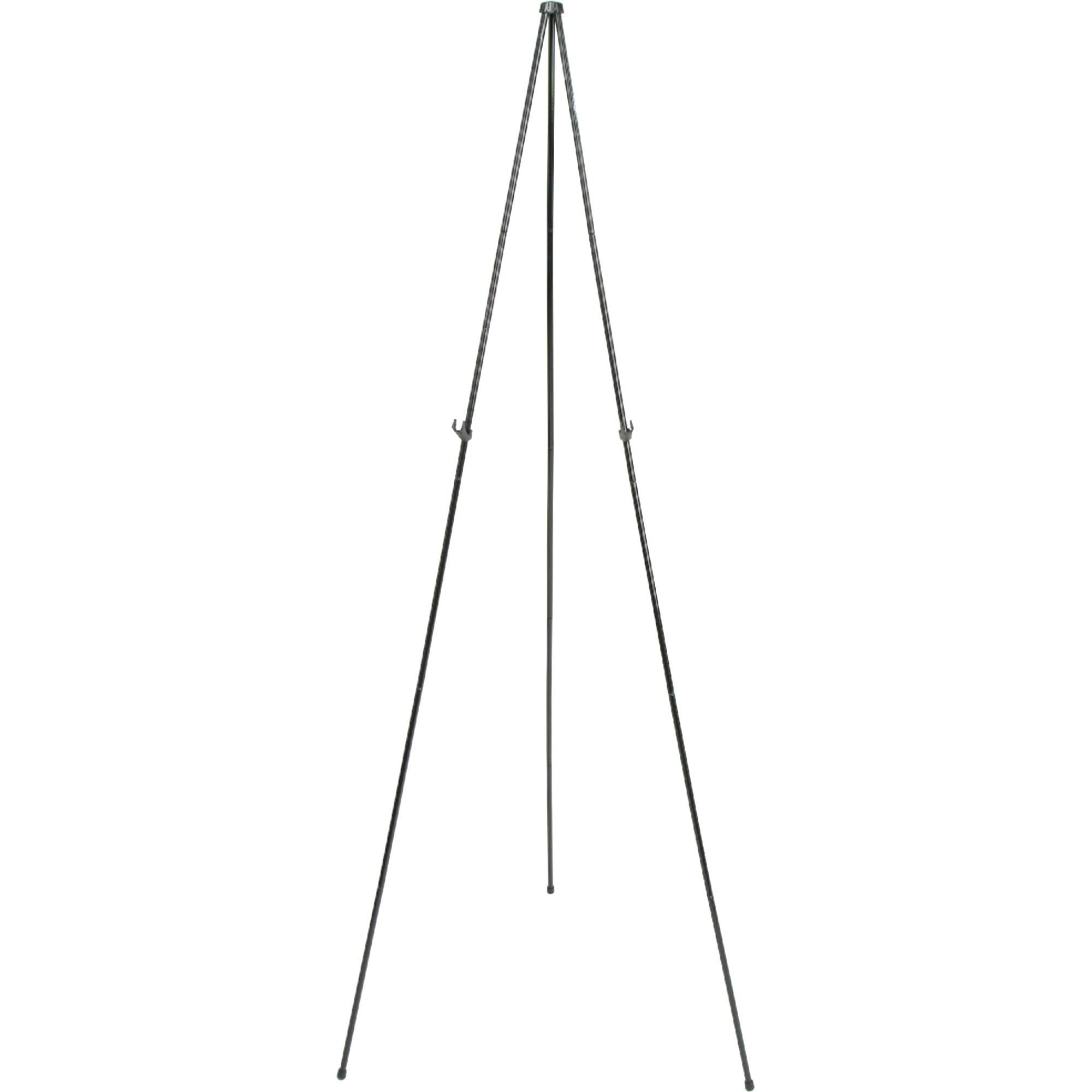 Quartet Easel Stand, Collapsible, Portable Display Stand for Home School Supplies, Home Office Supply Tripod for Posters, Paintings, Art or White Boards, Base 63" Max. Height, Supports 5 lbs. (29E)