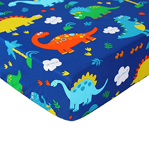 UOMNY Crib Sheet Halloween Fitted Crib Sheets Owl Baby Sheet for Standard Crib and Toddler Mattresses Nursery Bedding Sheet Crib Mattress Sheets for Boys and Girls 1 Pack Space Toddler Sheet