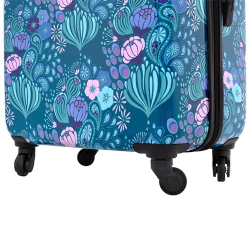 Travelers Club Bella Caronia 20" Carry-On Voguish Luggage, Desert Pattern, 3 Piece Set
