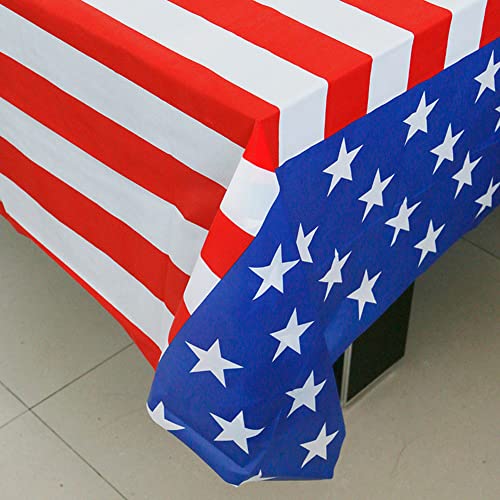 RCFFDL Christmas Tablecloth, 2 Pack Plastic Xmas Party Table Covers for Rectangle Table, Xmas Tree and Gingerbread Man Design Disposable Table Covers for Christmas Party Holiday Decoration